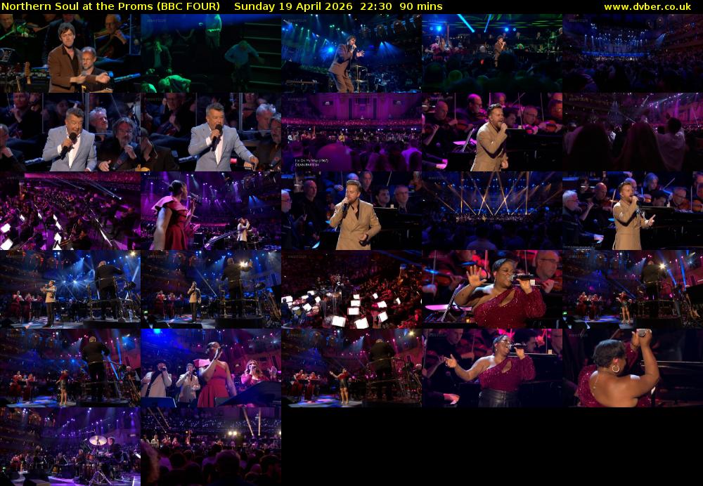 Northern Soul at the Proms (BBC FOUR) Sunday 19 April 2026 22:30 - 00:00