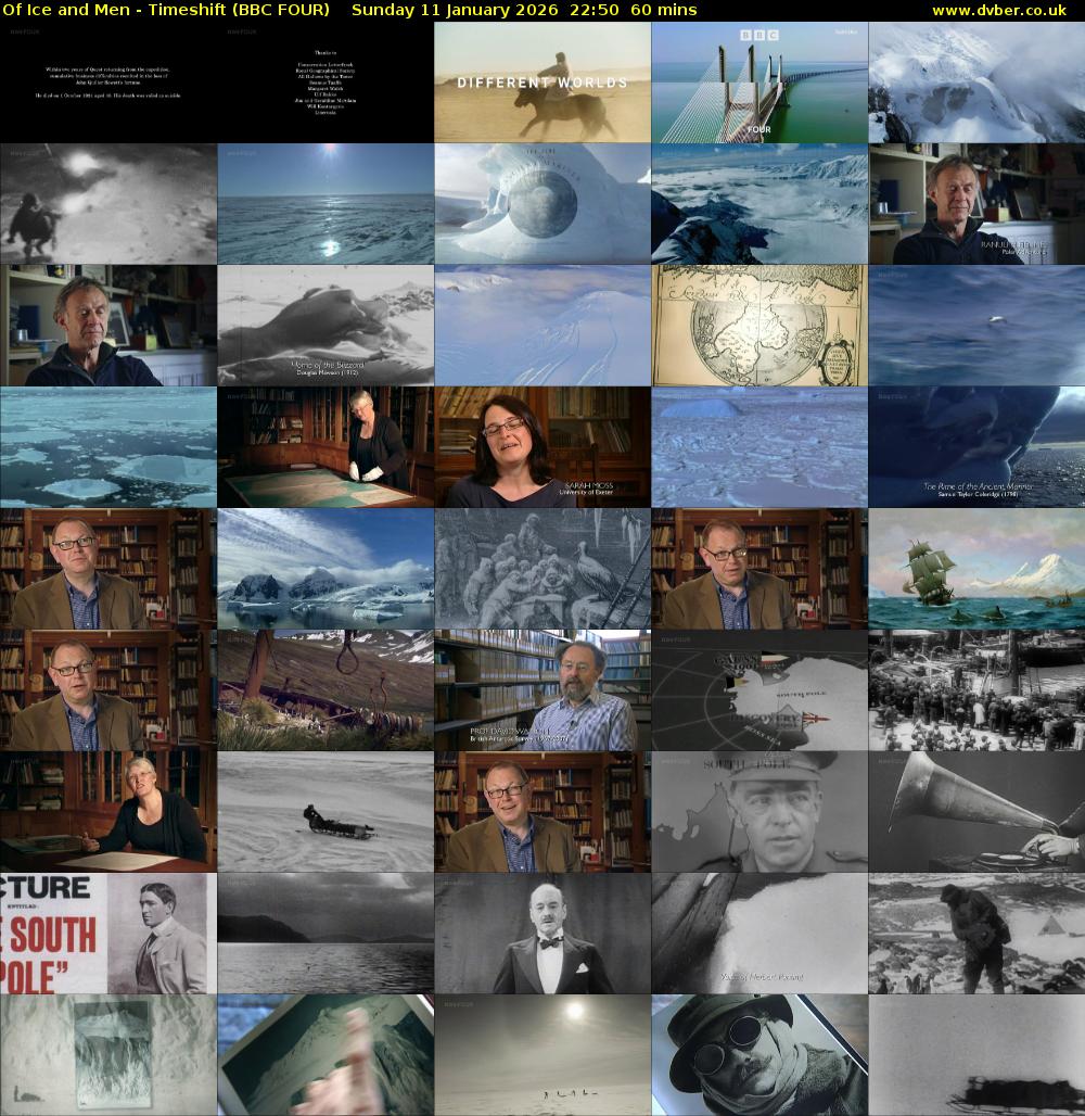 Of Ice and Men - Timeshift (BBC FOUR) Sunday 11 January 2026 22:50 - 23:50