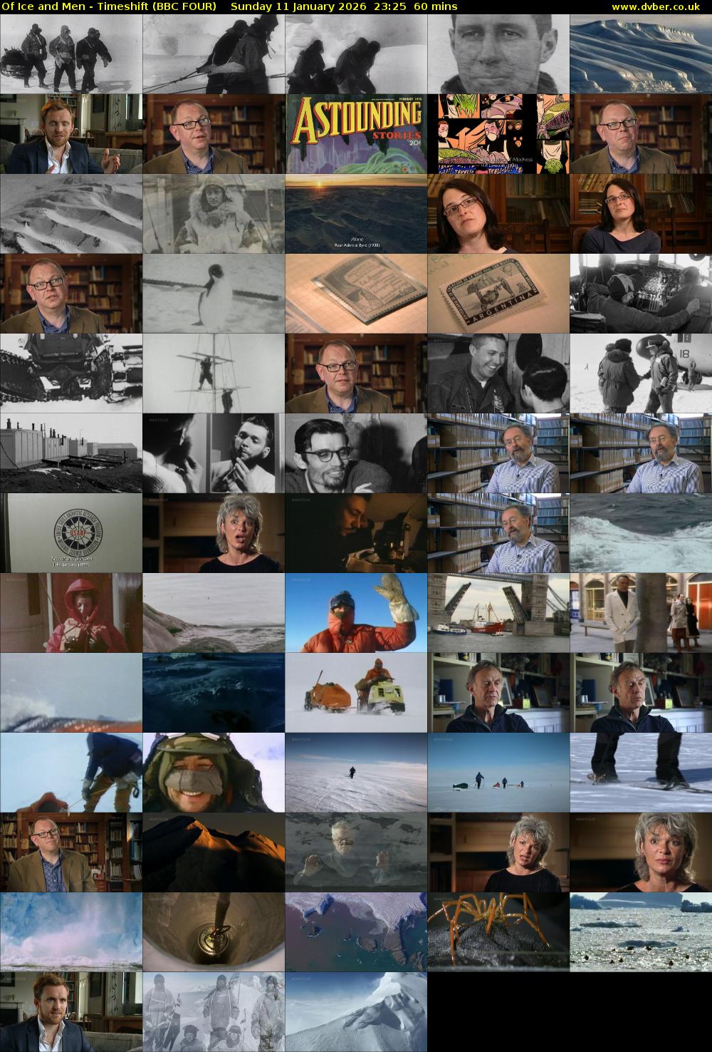Of Ice and Men - Timeshift (BBC FOUR) Sunday 11 January 2026 23:25 - 00:25