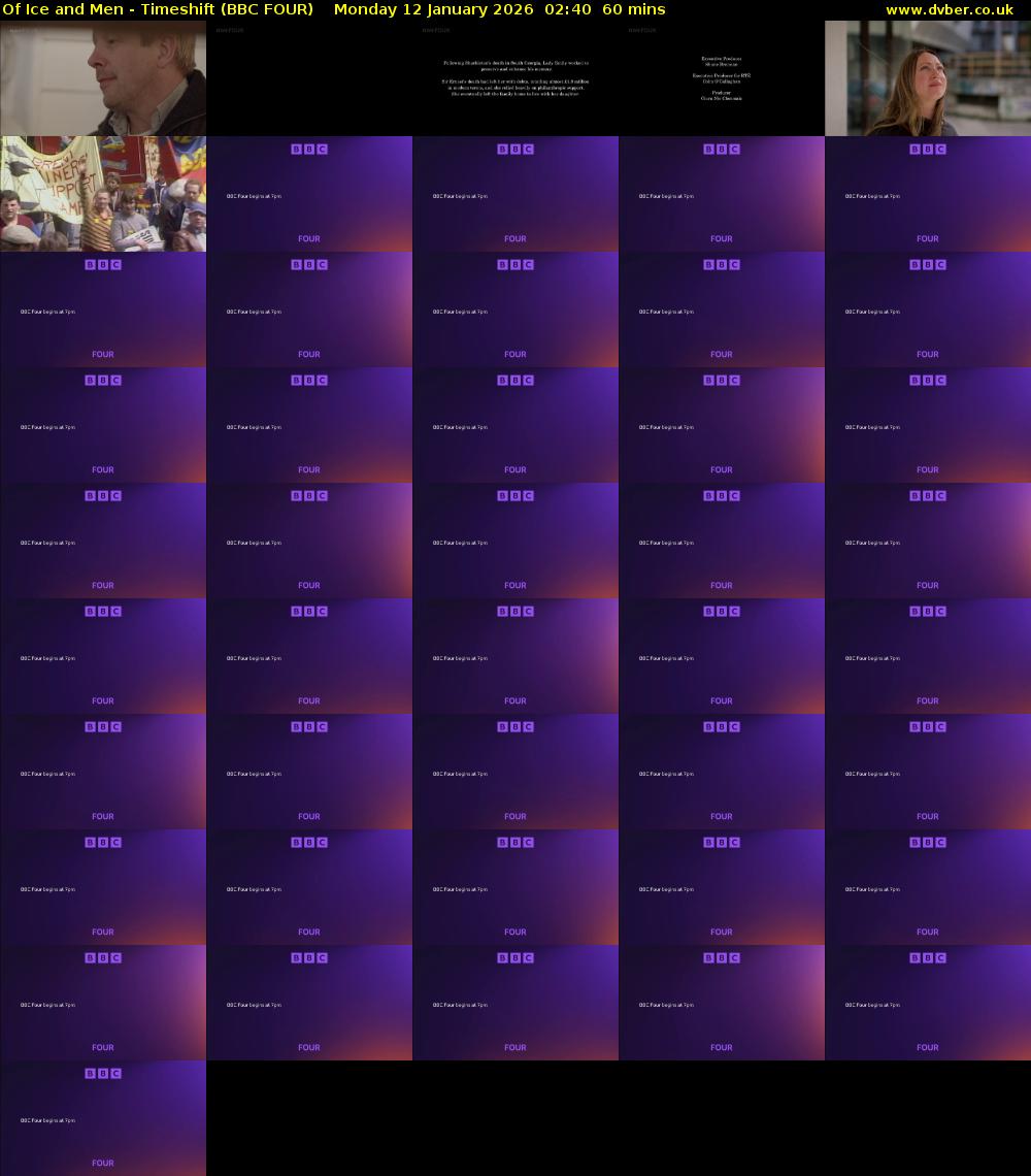 Of Ice and Men - Timeshift (BBC FOUR) Monday 12 January 2026 02:40 - 03:40