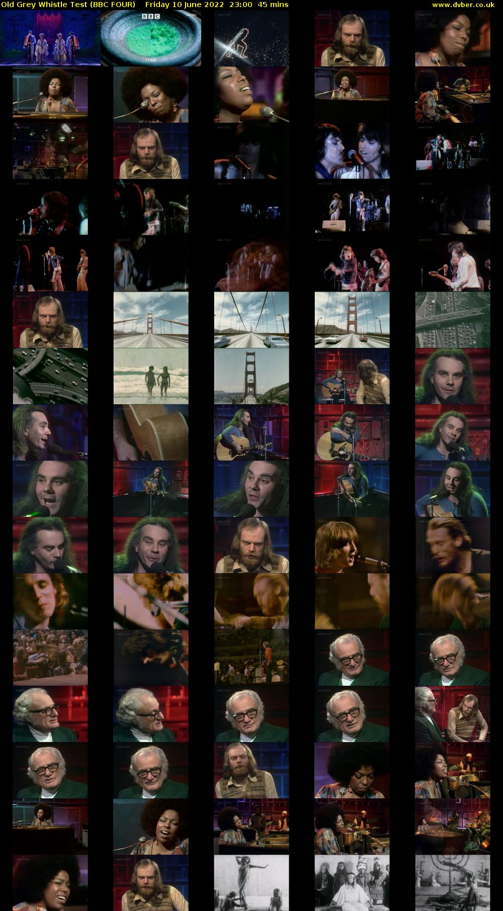 Old Grey Whistle Test (BBC FOUR) Friday 10 June 2022 23:00 - 23:45