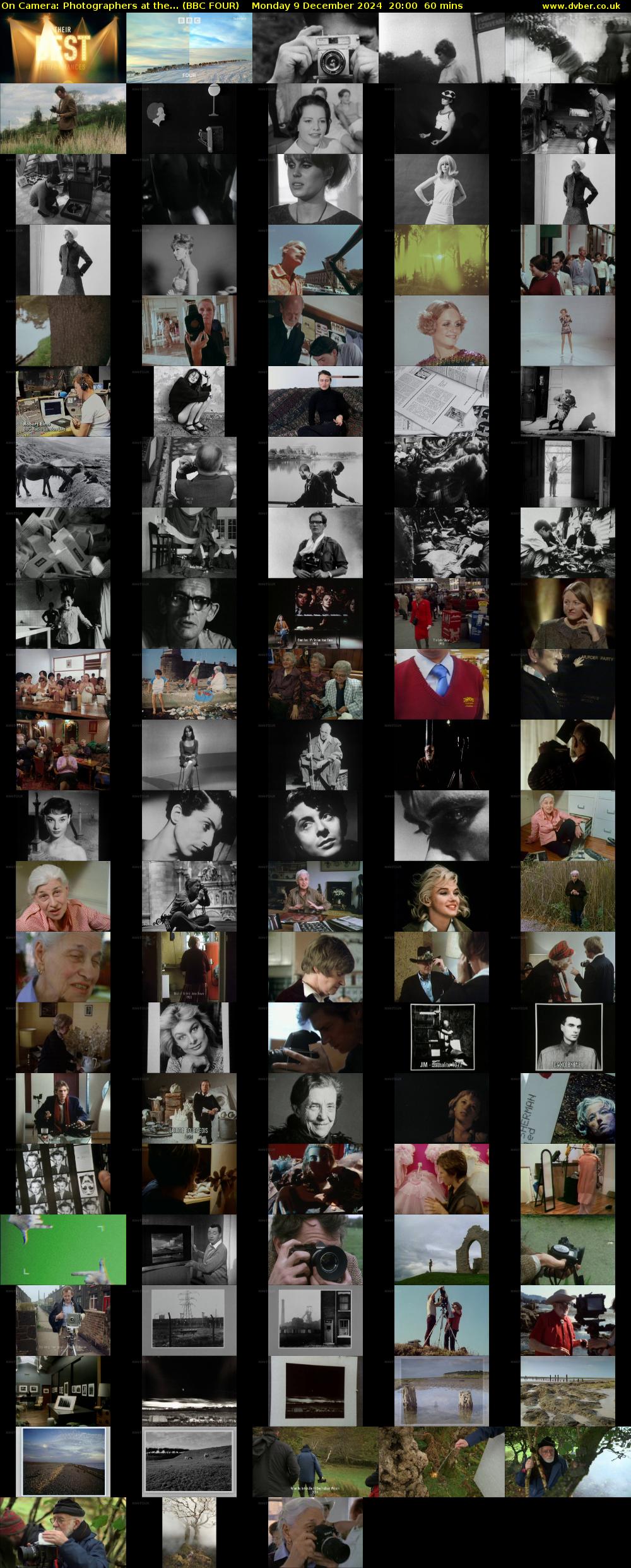 On Camera: Photographers at the... (BBC FOUR) Monday 9 December 2024 20:00 - 21:00