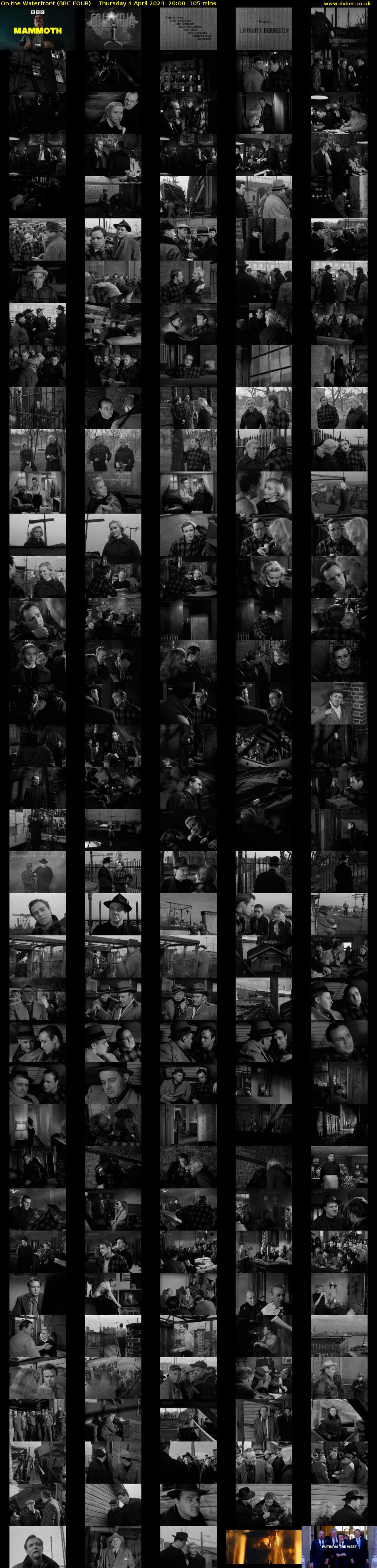 On the Waterfront (BBC FOUR) Thursday 4 April 2024 20:00 - 21:45