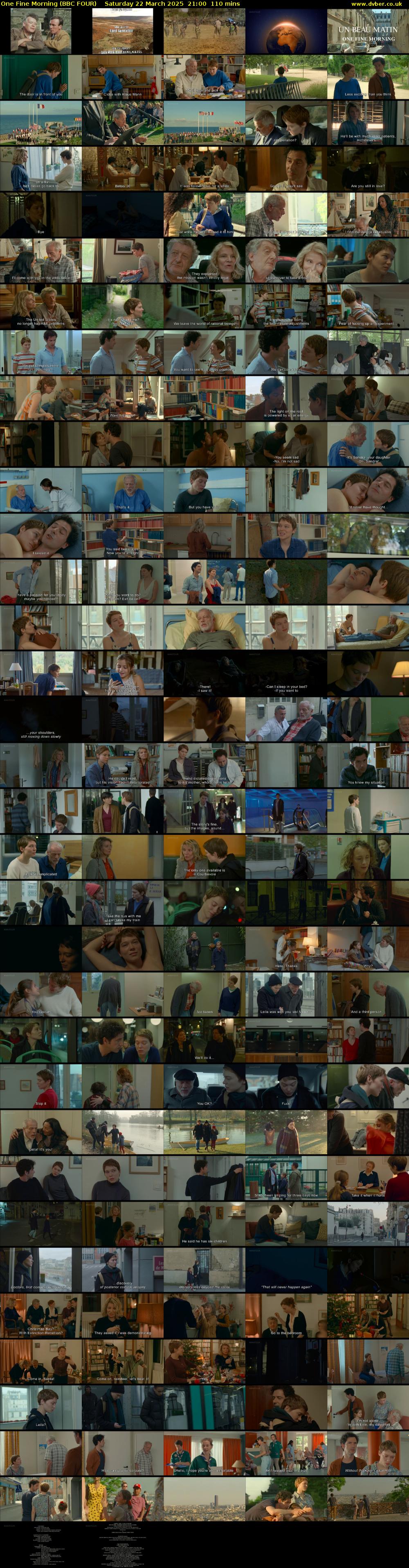 One Fine Morning (BBC FOUR) Saturday 22 March 2025 21:00 - 22:50