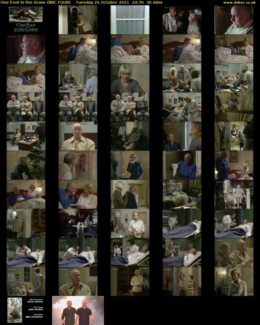 One Foot in the Grave (BBC FOUR) Tuesday 26 October 2021 20:30 - 21:00