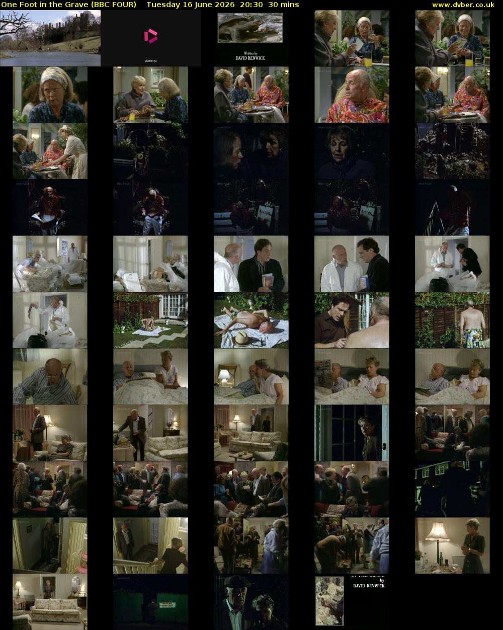 One Foot in the Grave (BBC FOUR) Tuesday 16 June 2026 20:30 - 21:00