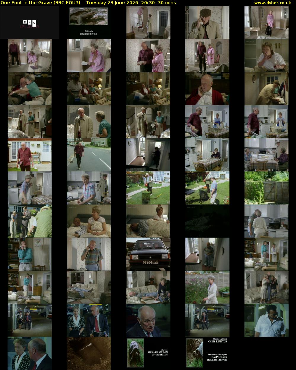 One Foot in the Grave (BBC FOUR) Tuesday 23 June 2026 20:30 - 21:00