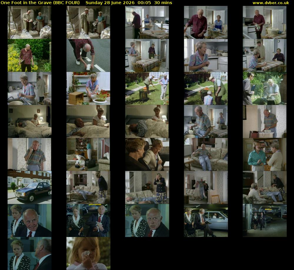 One Foot in the Grave (BBC FOUR) Sunday 28 June 2026 00:05 - 00:35