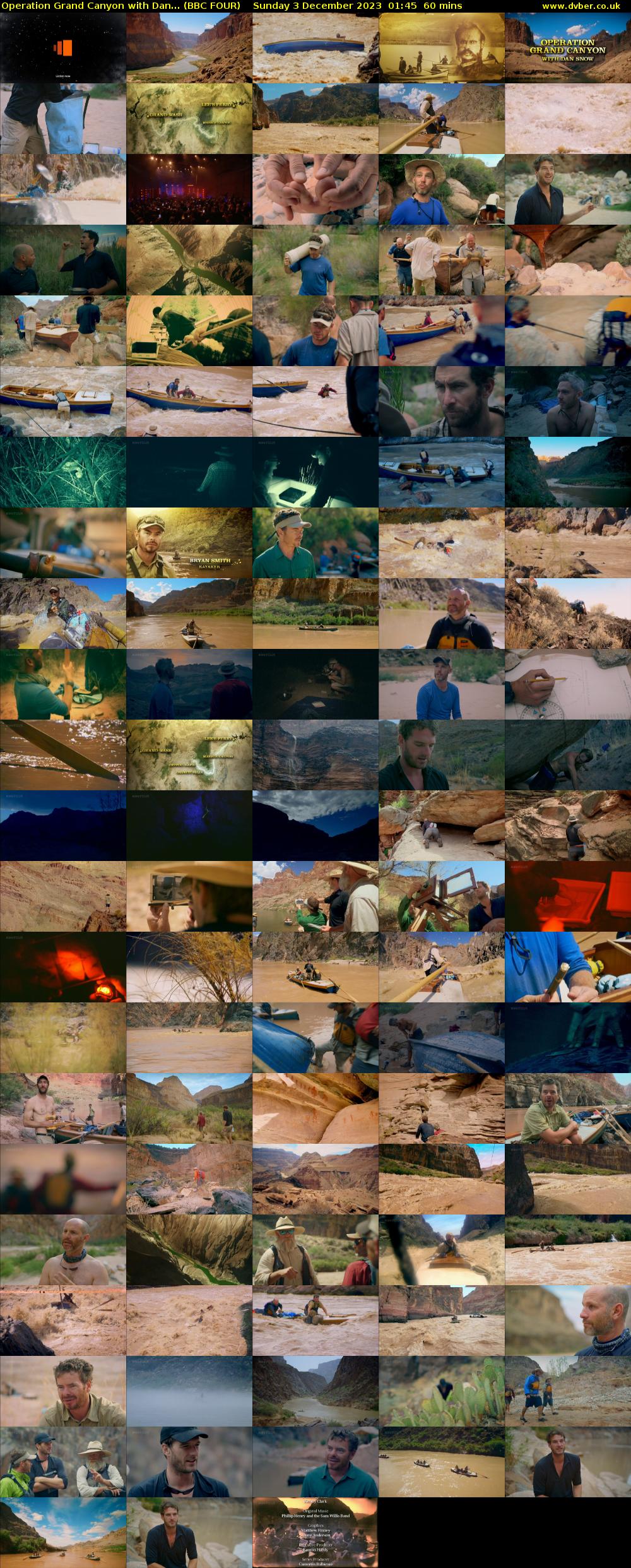 Operation Grand Canyon with Dan... (BBC FOUR) Sunday 3 December 2023 01:45 - 02:45