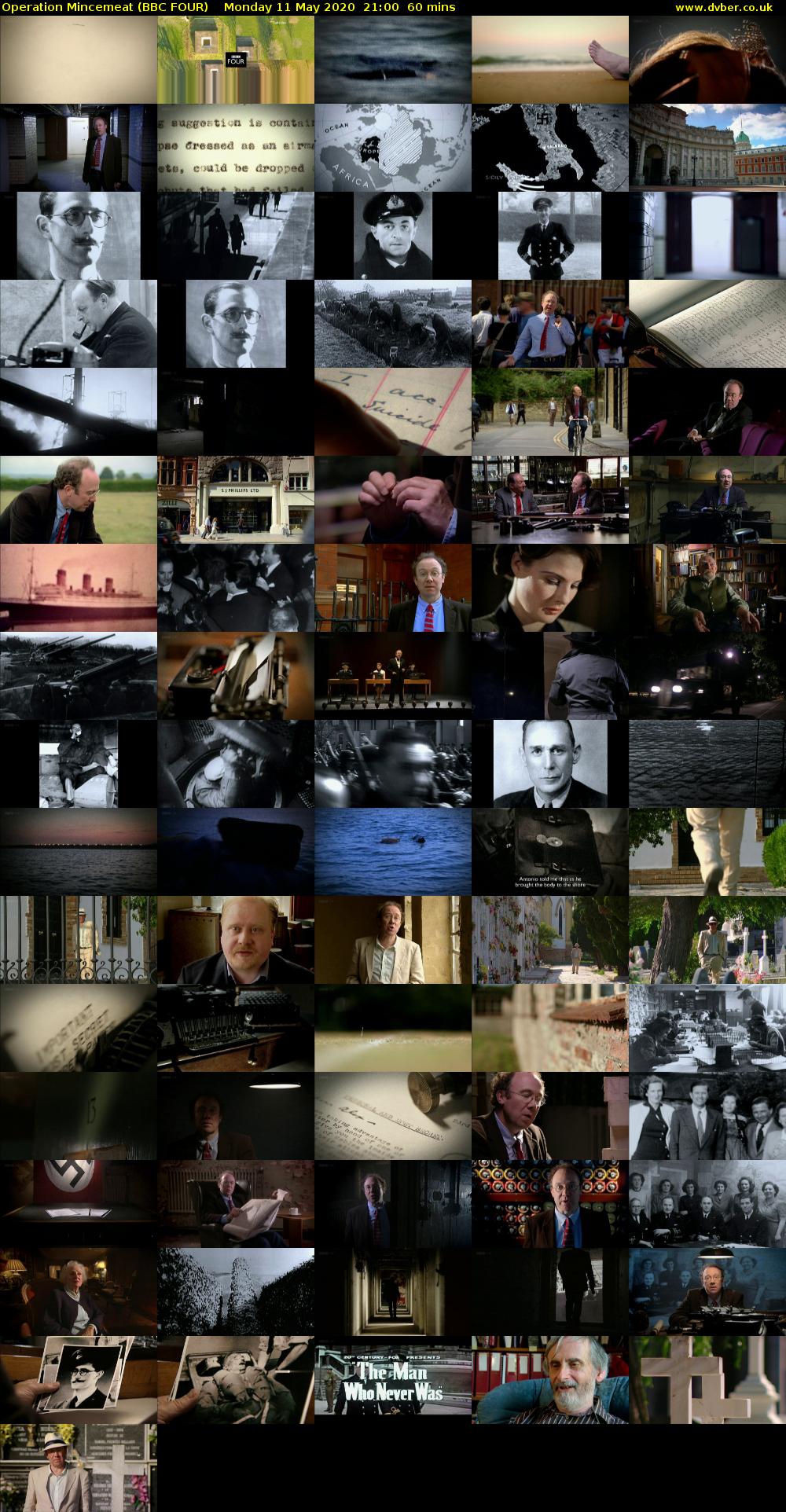 Operation Mincemeat (BBC FOUR) Monday 11 May 2020 21:00 - 22:00