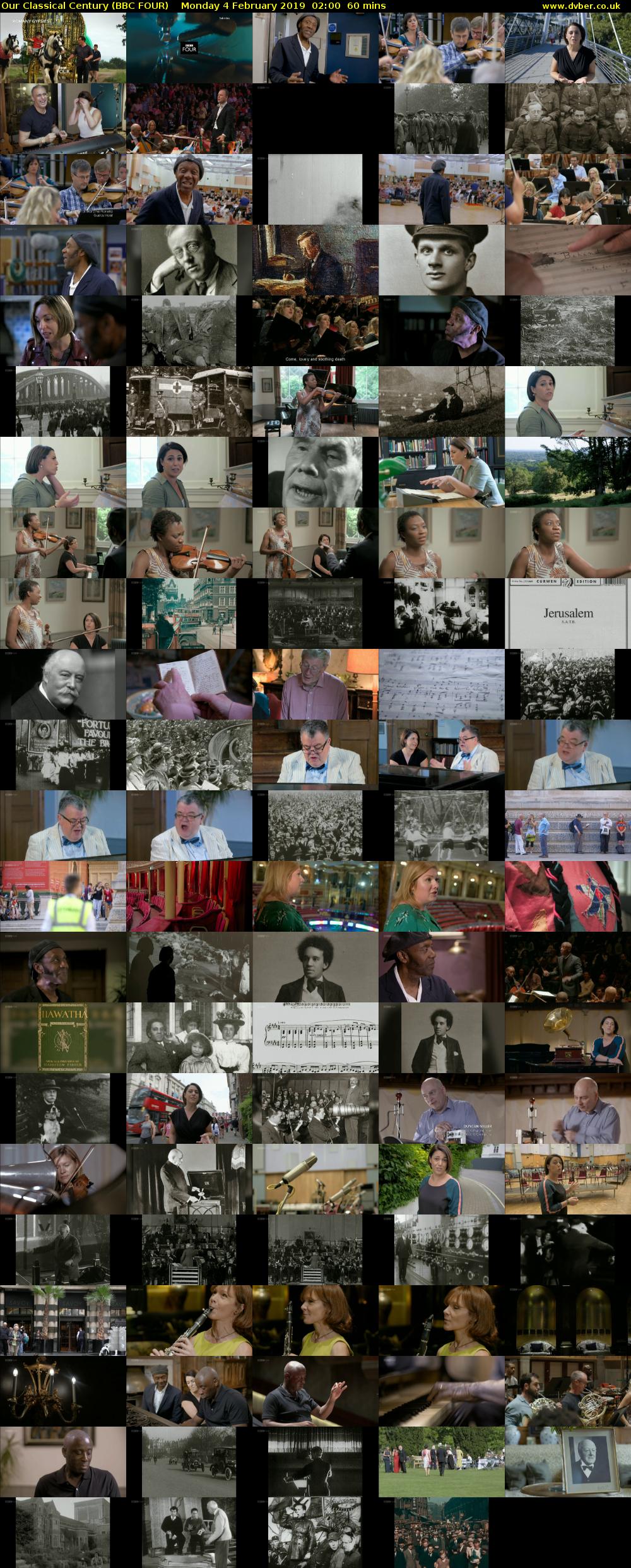 Our Classical Century (BBC FOUR) Monday 4 February 2019 02:00 - 03:00