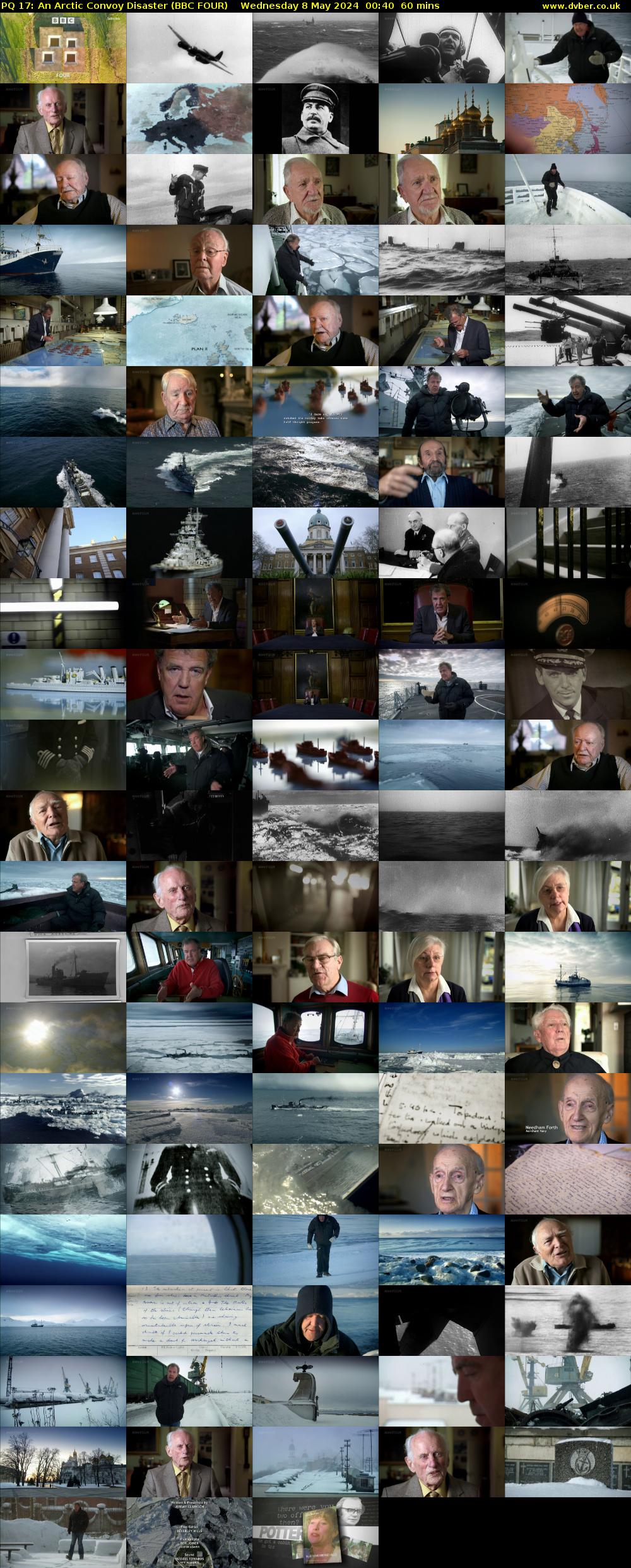 PQ 17: An Arctic Convoy Disaster (BBC FOUR) Wednesday 8 May 2024 00:40 - 01:40