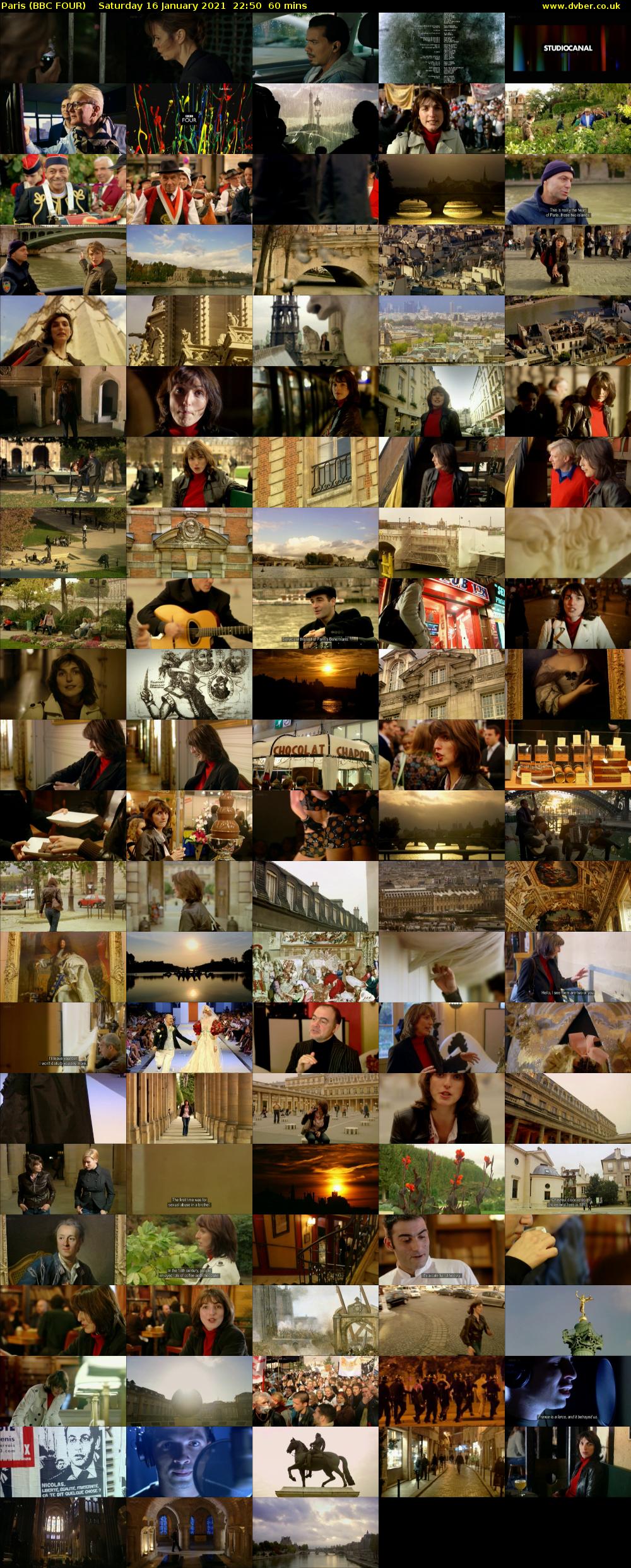 Paris (BBC FOUR) Saturday 16 January 2021 22:50 - 23:50