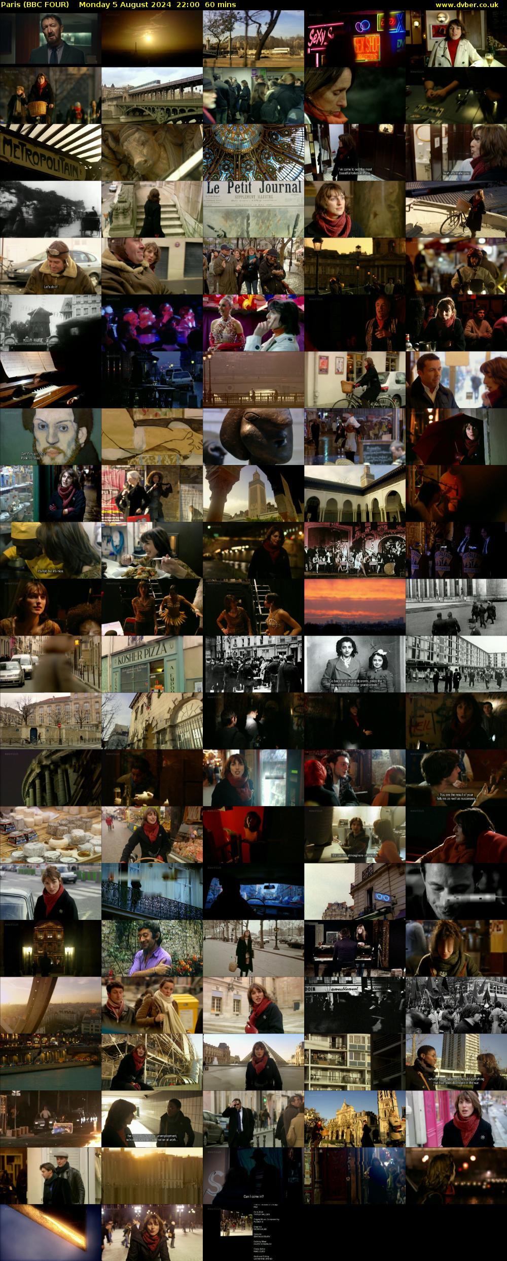 Paris (BBC FOUR) Monday 5 August 2024 22:00 - 23:00