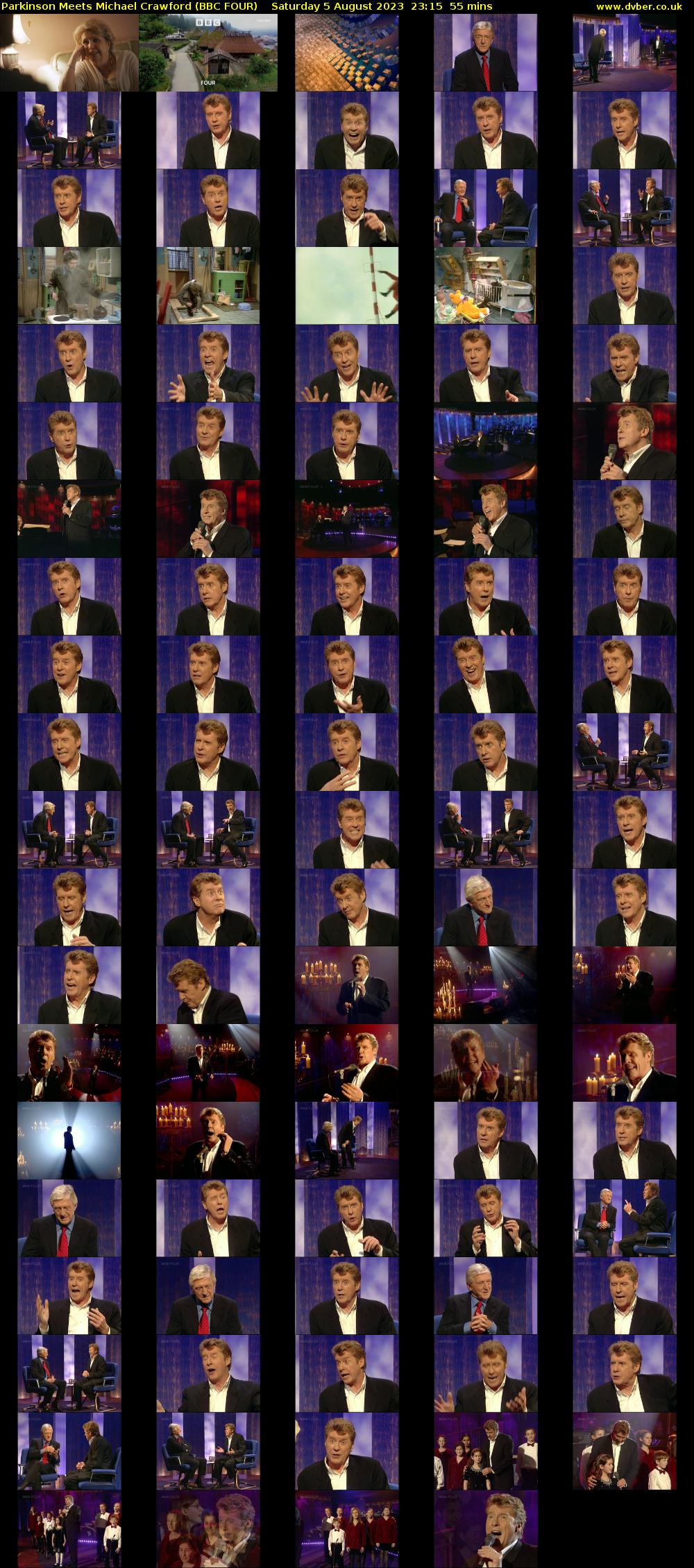 Parkinson Meets Michael Crawford (BBC FOUR) Saturday 5 August 2023 23:15 - 00:10