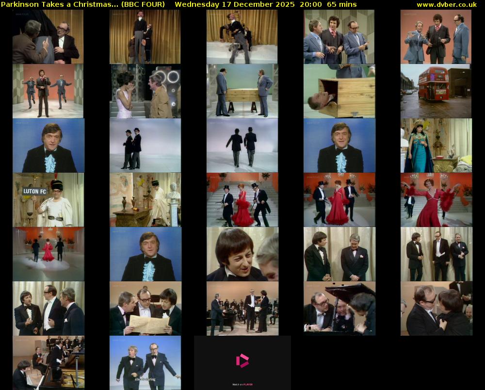 Parkinson Takes a Christmas... (BBC FOUR) Wednesday 17 December 2025 20:00 - 21:05
