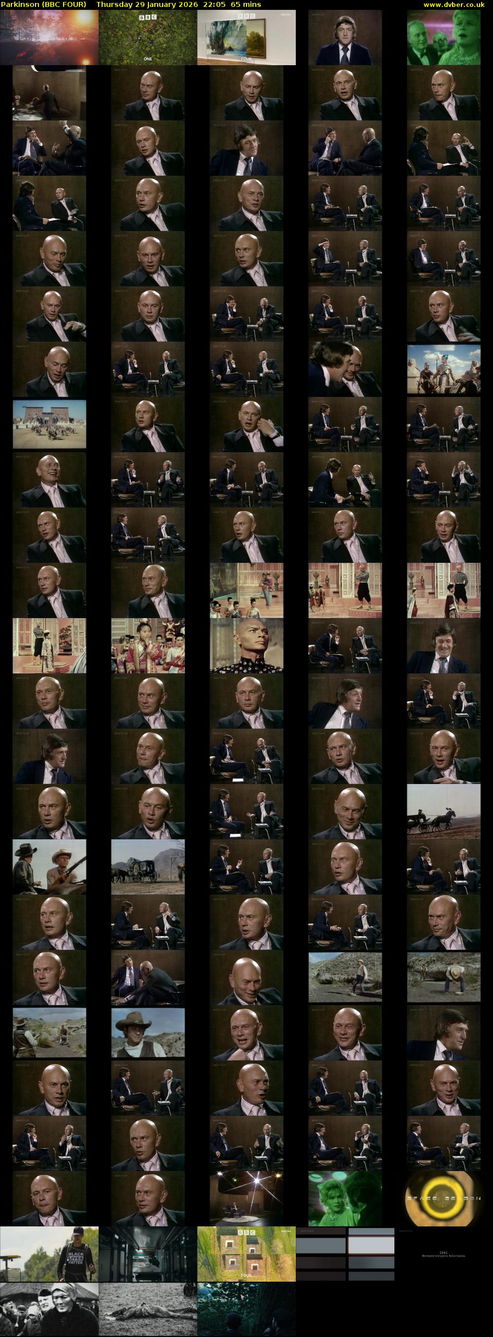 Parkinson (BBC FOUR) Thursday 29 January 2026 22:05 - 23:10