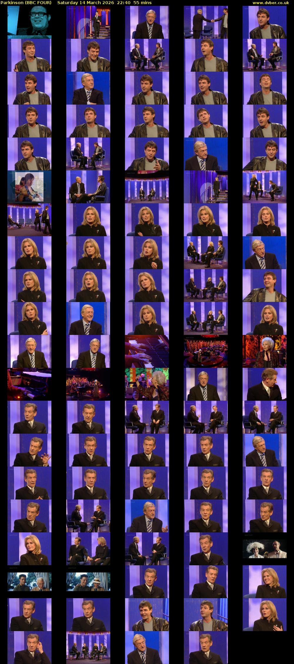 Parkinson (BBC FOUR) Saturday 14 March 2026 22:40 - 23:35