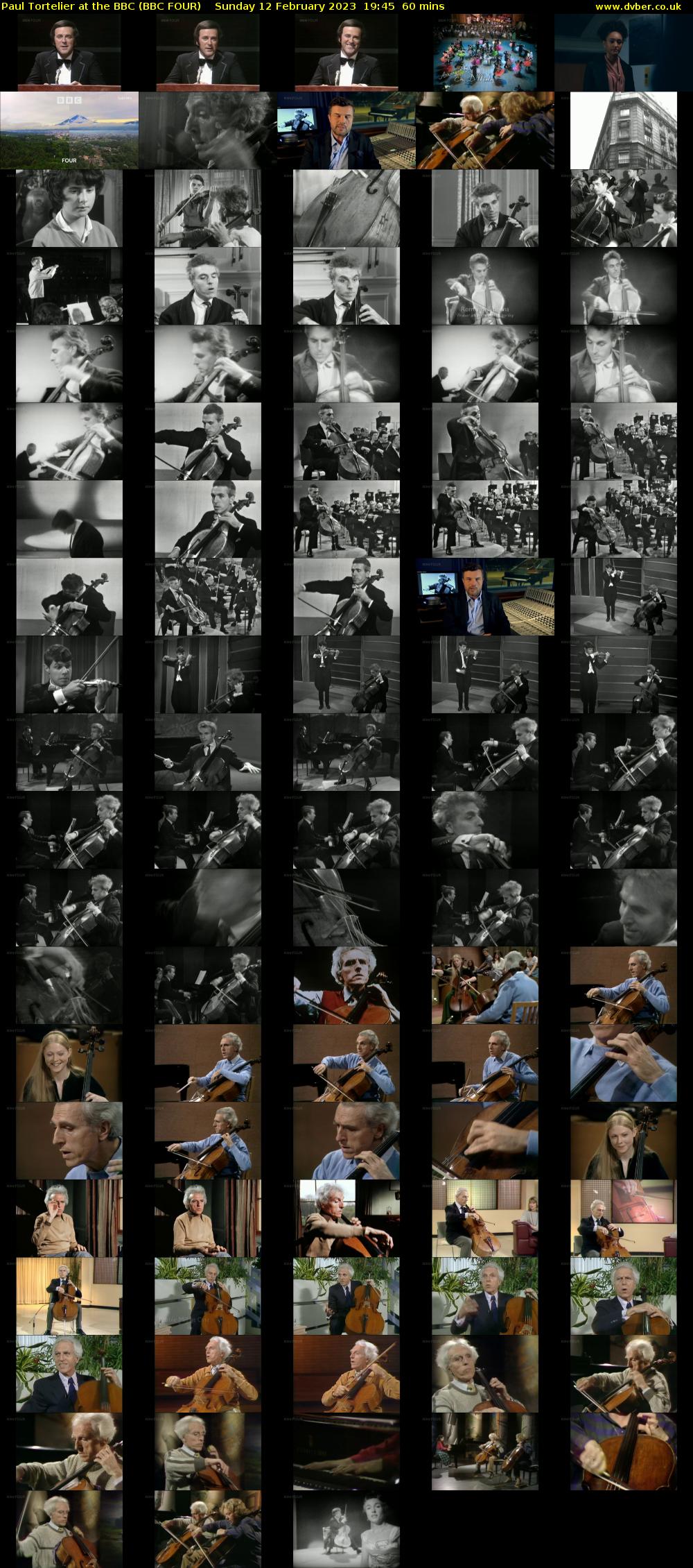 Paul Tortelier at the BBC (BBC FOUR) Sunday 12 February 2023 19:45 - 20:45