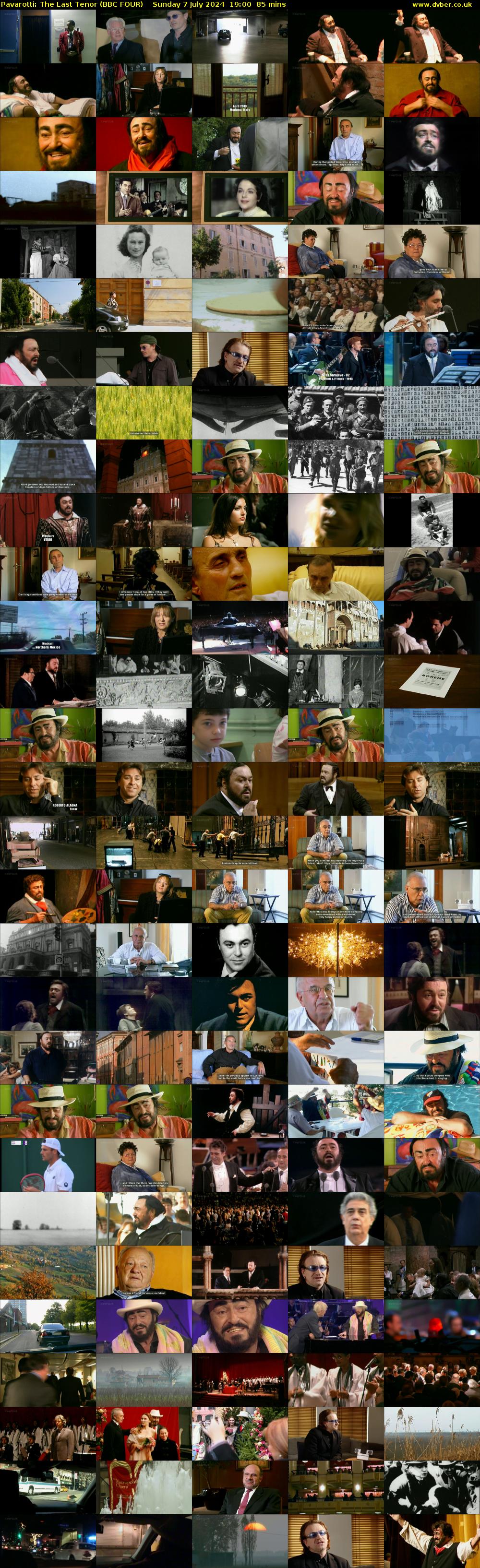 Pavarotti: The Last Tenor (BBC FOUR) Sunday 7 July 2024 19:00 - 20:25