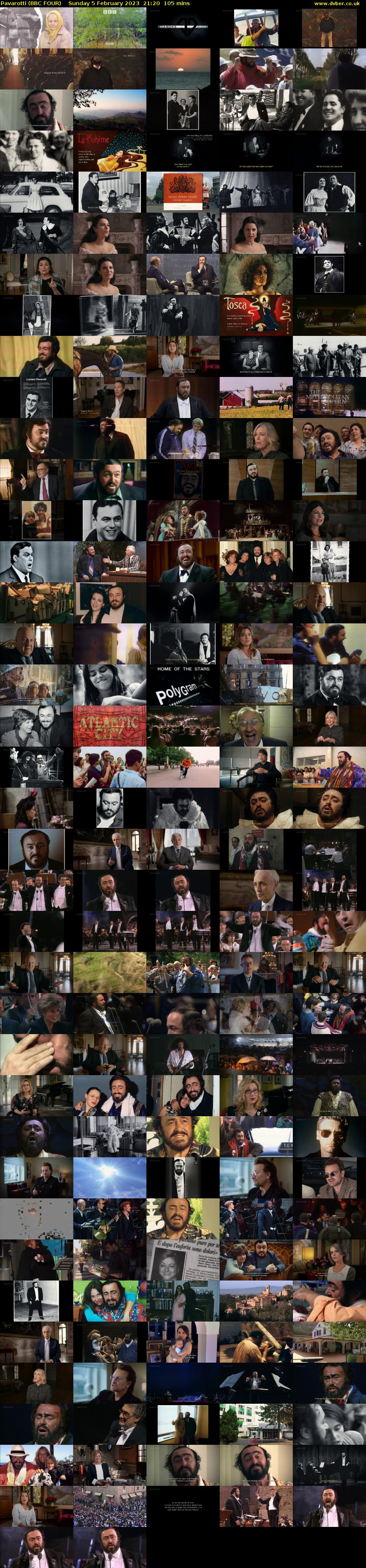 Pavarotti (BBC FOUR) Sunday 5 February 2023 21:20 - 23:05