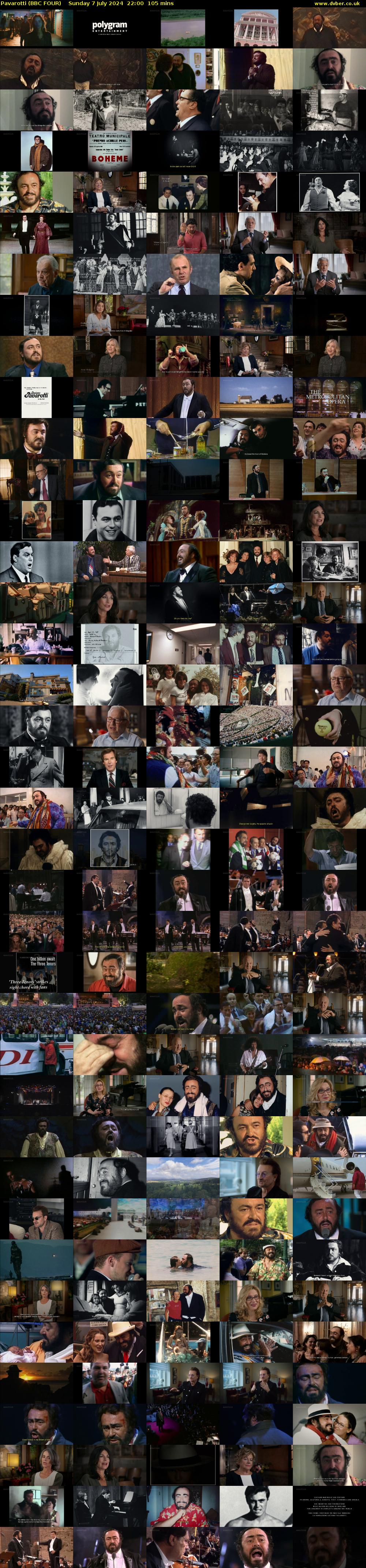 Pavarotti (BBC FOUR) Sunday 7 July 2024 22:00 - 23:45