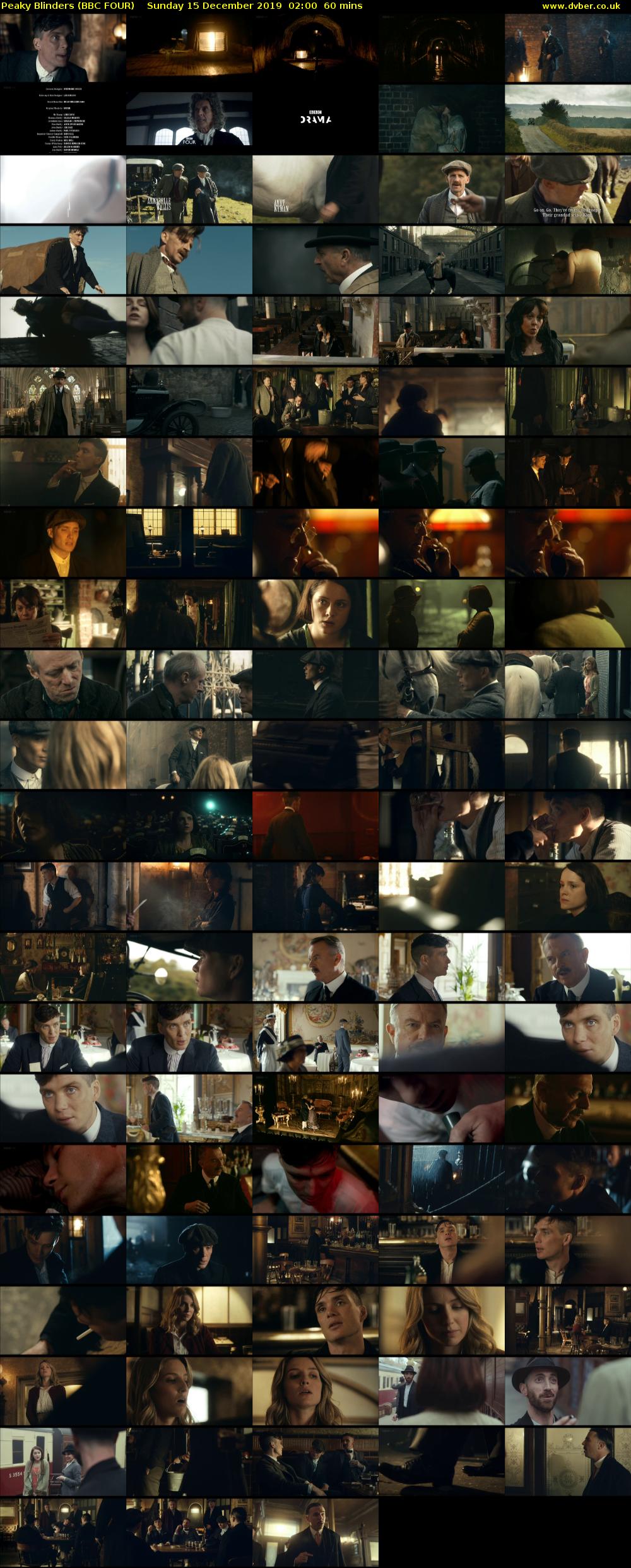 Peaky Blinders (BBC FOUR) Sunday 15 December 2019 02:00 - 03:00