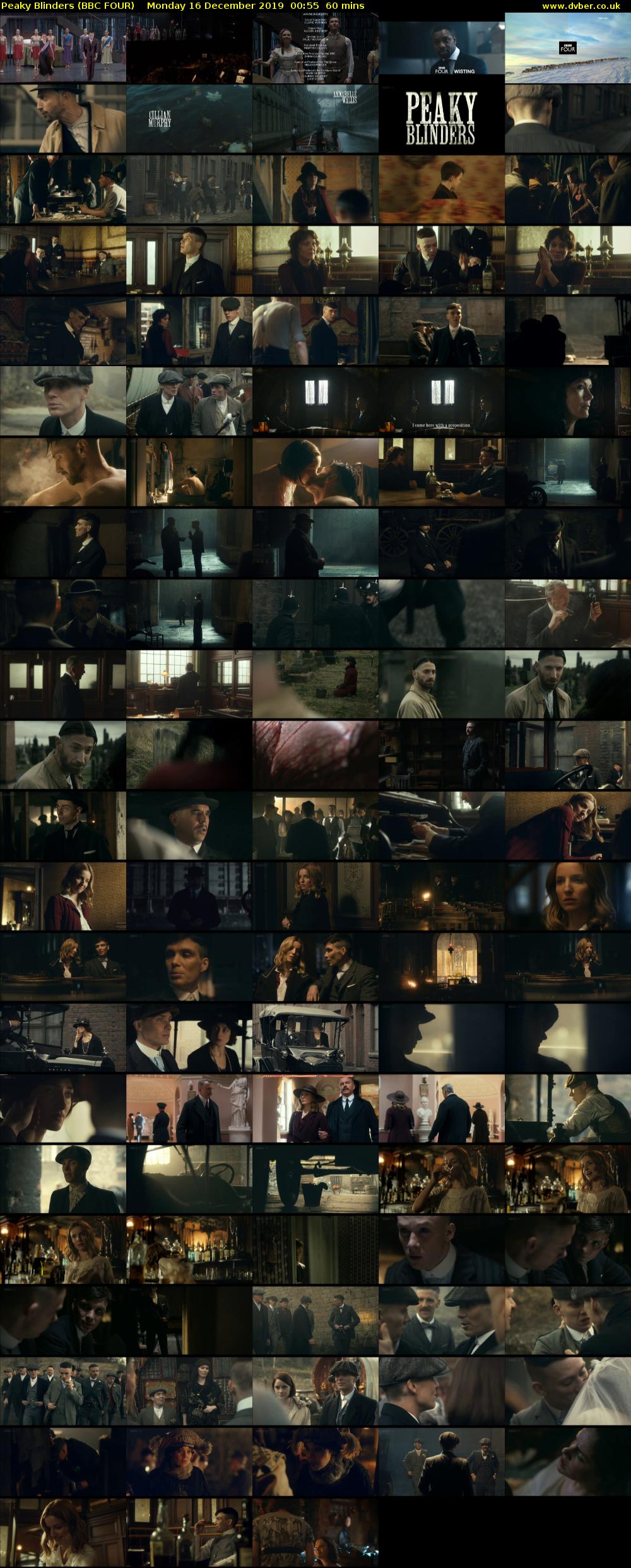 Peaky Blinders (BBC FOUR) Monday 16 December 2019 00:55 - 01:55