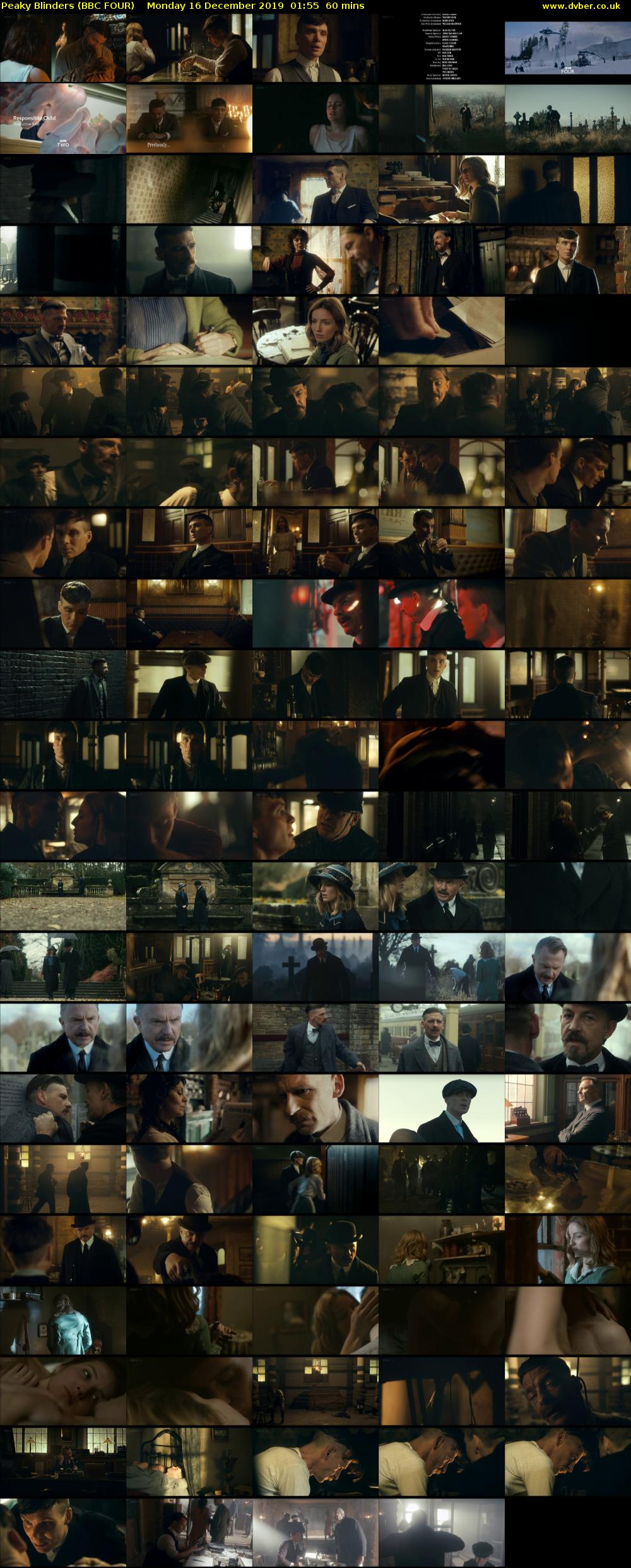 Peaky Blinders (BBC FOUR) Monday 16 December 2019 01:55 - 02:55