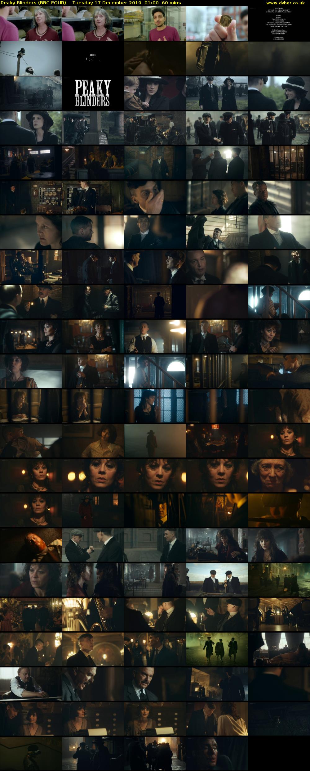 Peaky Blinders (BBC FOUR) Tuesday 17 December 2019 01:00 - 02:00