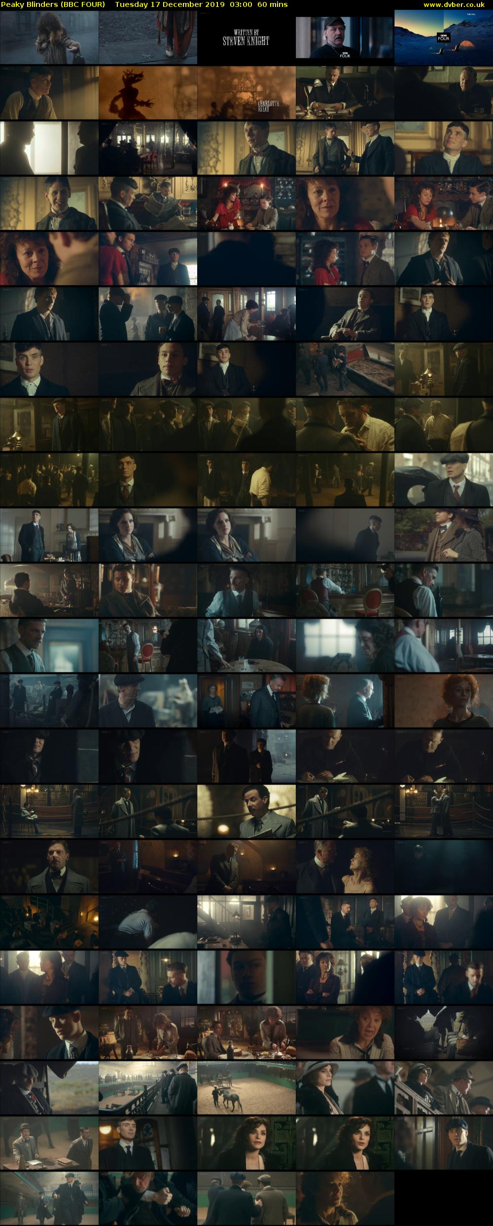 Peaky Blinders (BBC FOUR) Tuesday 17 December 2019 03:00 - 04:00