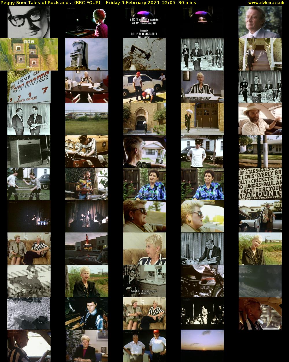 Peggy Sue: Tales of Rock and... (BBC FOUR) Friday 9 February 2024 22:05 - 22:35