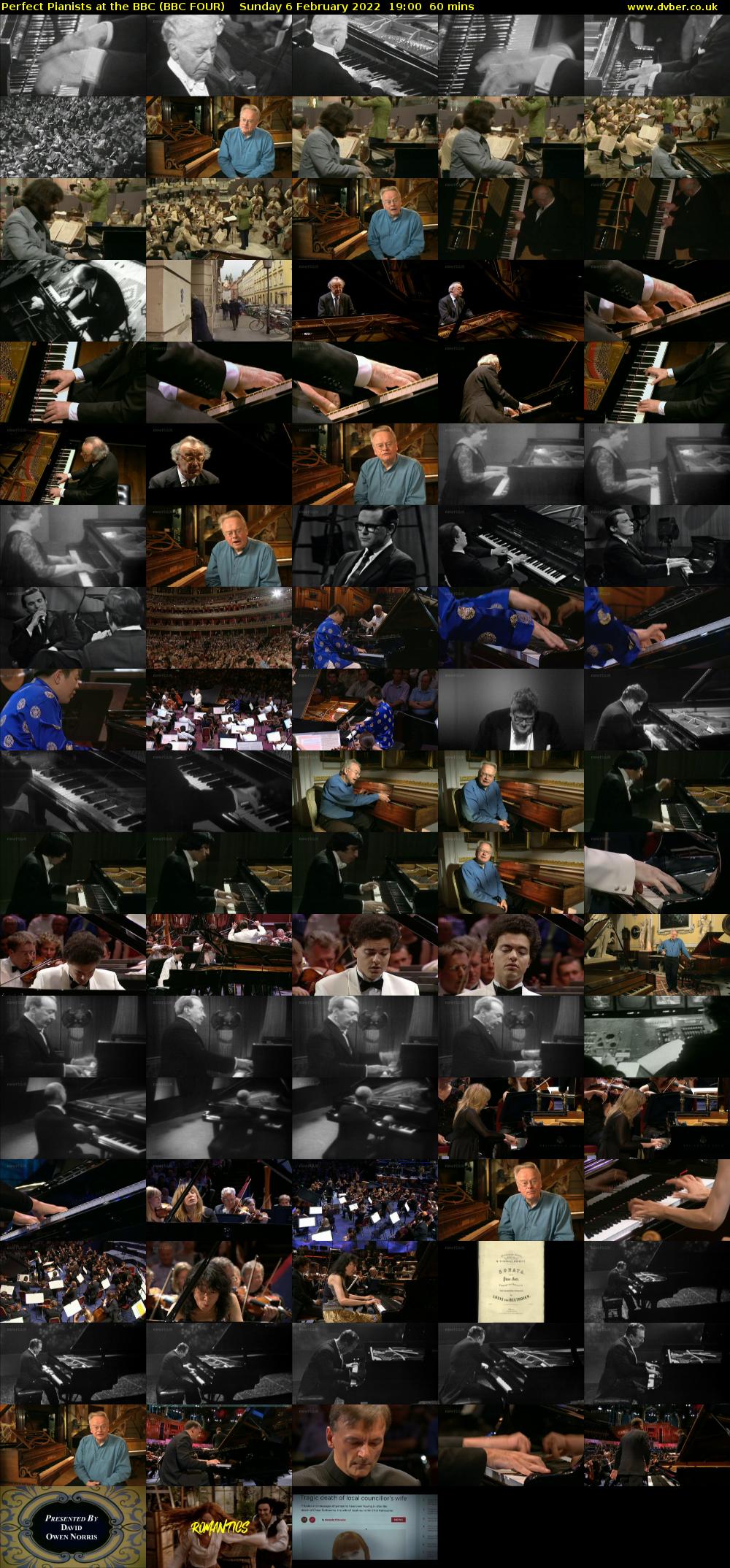 Perfect Pianists at the BBC (BBC FOUR) Sunday 6 February 2022 19:00 - 20:00