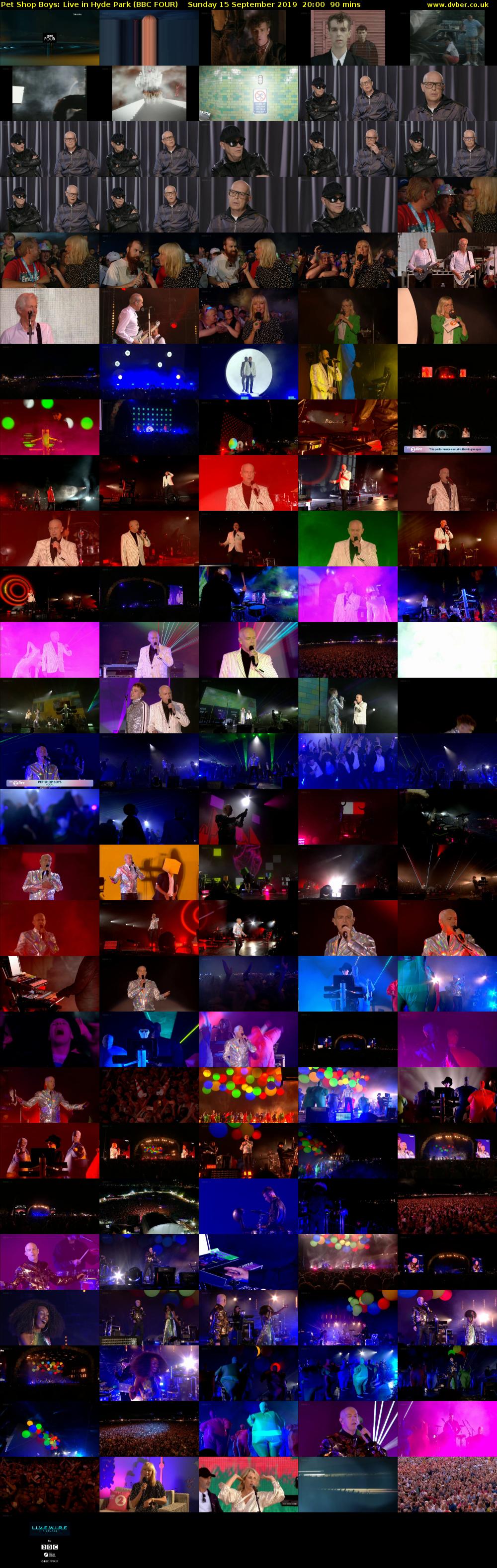 Pet Shop Boys: Live in Hyde Park (BBC FOUR) Sunday 15 September 2019 20:00 - 21:30