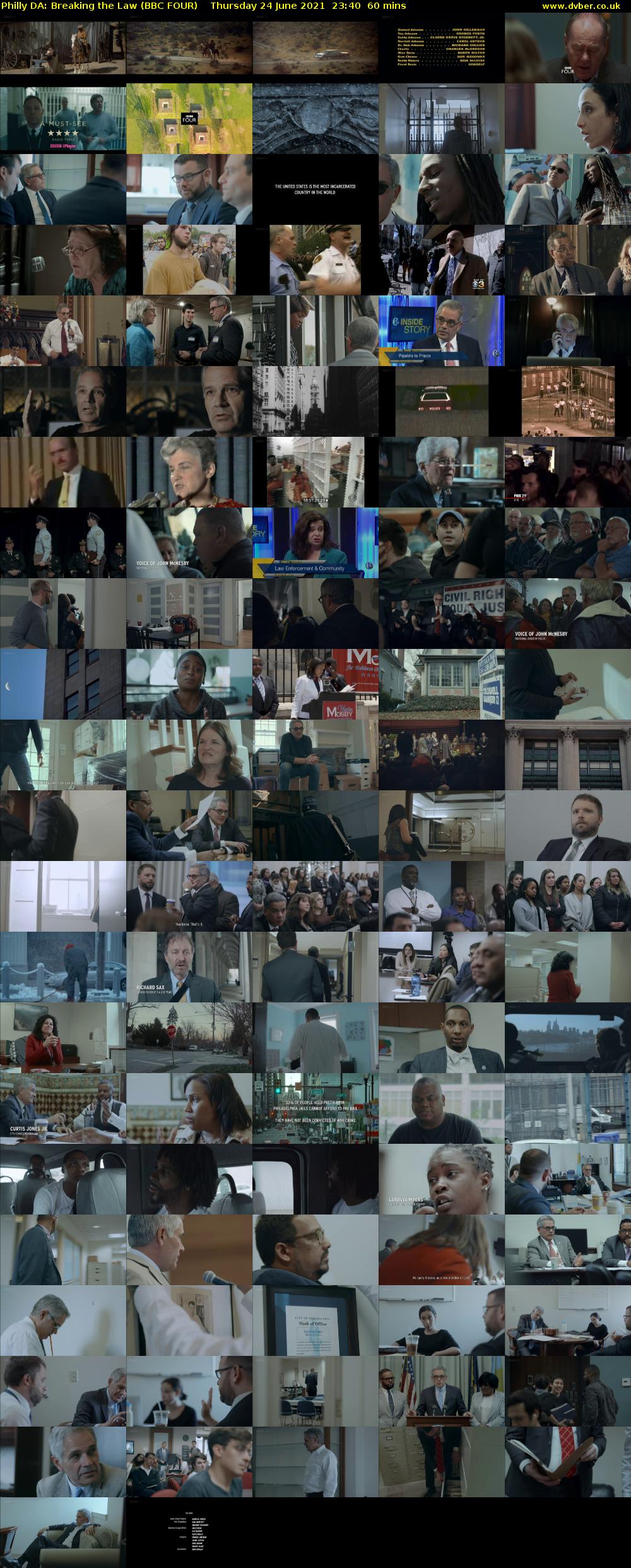 Philly DA: Breaking the Law (BBC FOUR) Thursday 24 June 2021 23:40 - 00:40
