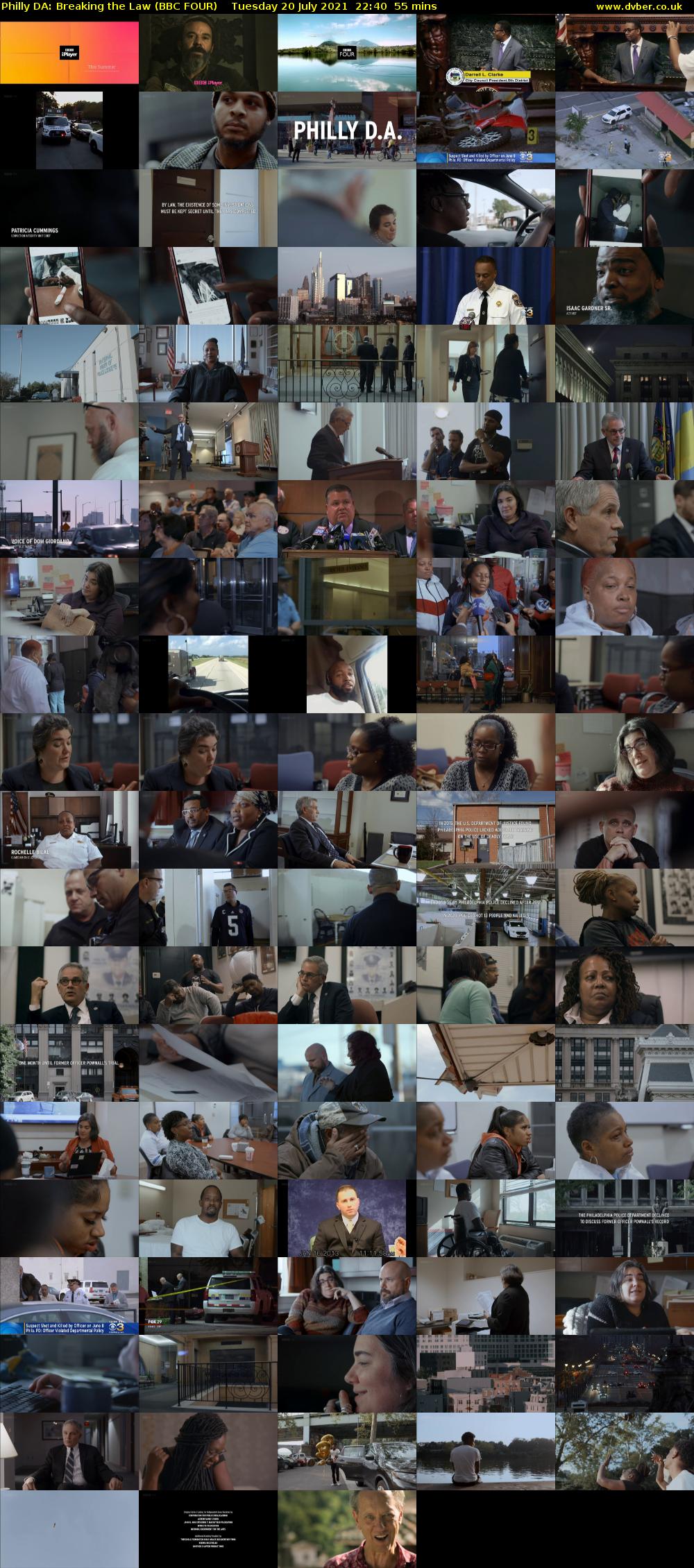 Philly DA: Breaking the Law (BBC FOUR) Tuesday 20 July 2021 22:40 - 23:35