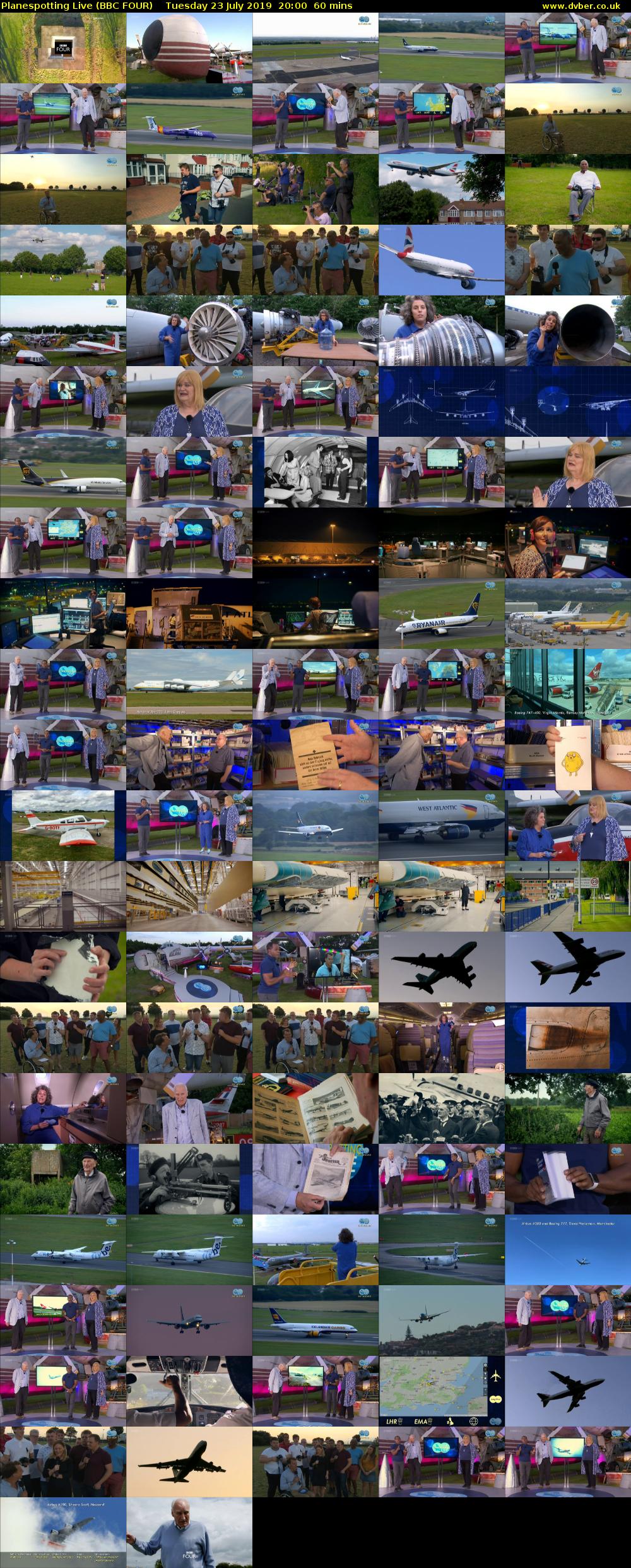 Planespotting Live (BBC FOUR) Tuesday 23 July 2019 20:00 - 21:00