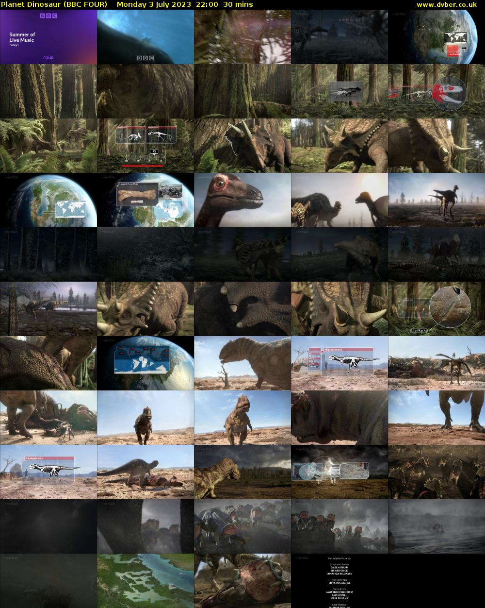 Planet Dinosaur (BBC FOUR) Monday 3 July 2023 22:00 - 22:30