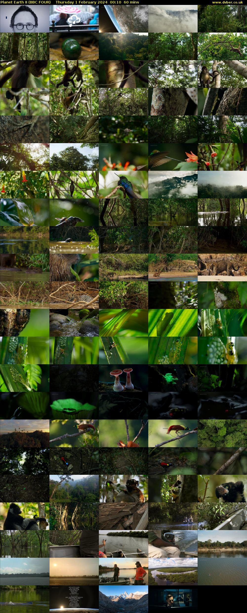 Planet Earth II (BBC FOUR) Thursday 1 February 2024 00:10 - 01:10