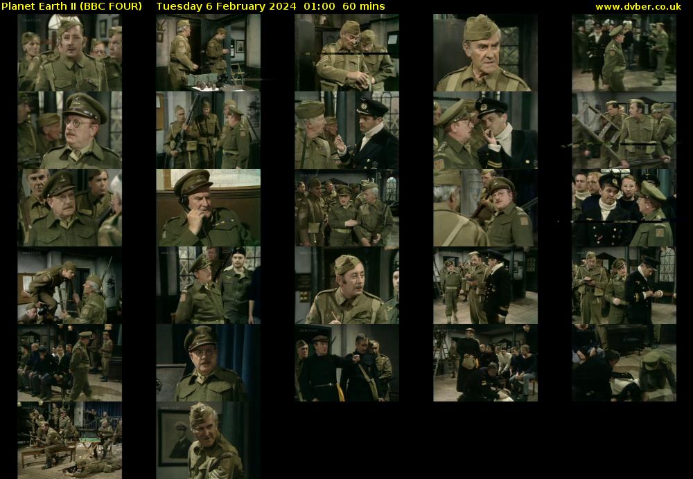 Planet Earth II (BBC FOUR) Tuesday 6 February 2024 01:00 - 02:00