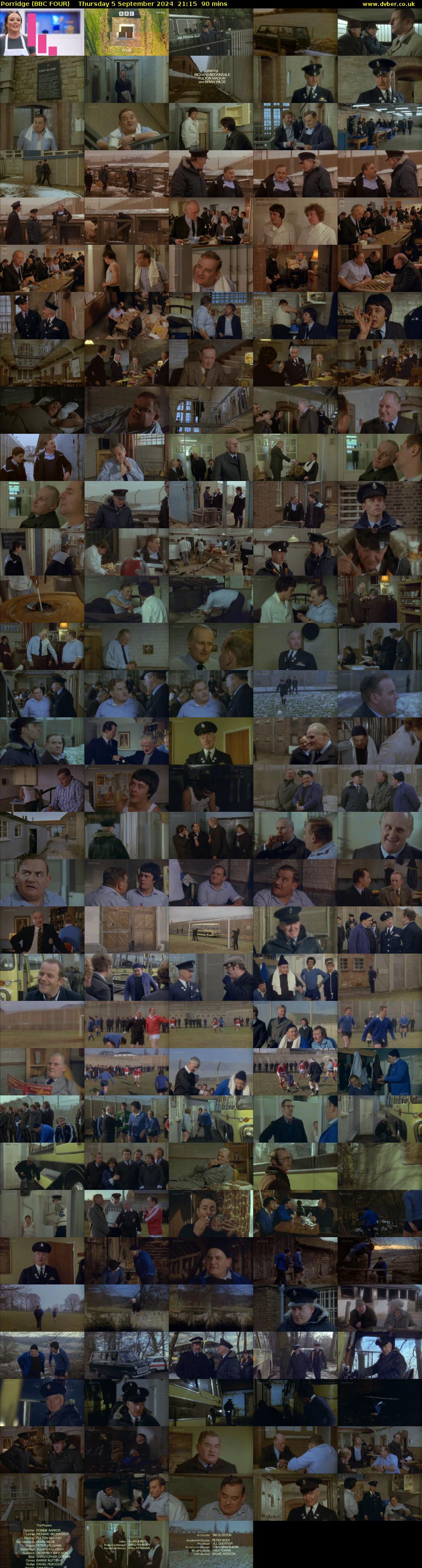 Porridge (BBC FOUR) Thursday 5 September 2024 21:15 - 22:45