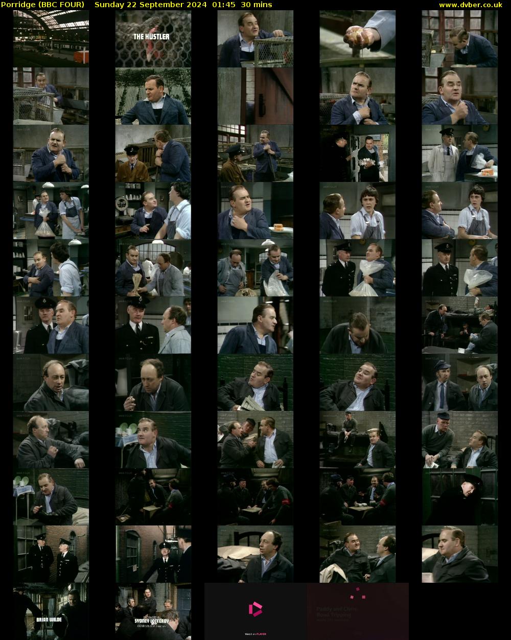Porridge (BBC FOUR) Sunday 22 September 2024 01:45 - 02:15