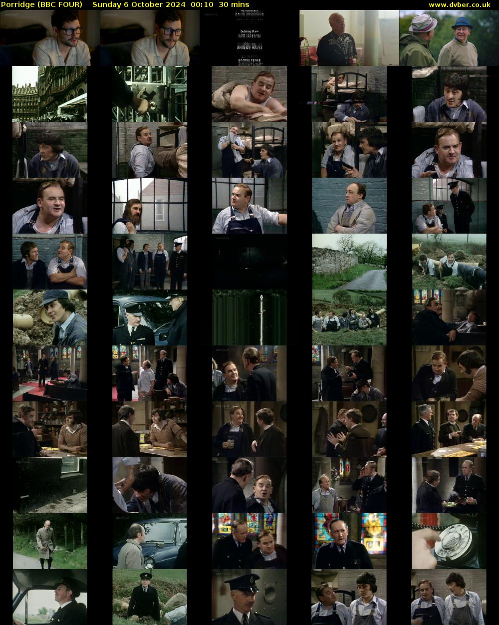 Porridge (BBC FOUR) Sunday 6 October 2024 00:10 - 00:40
