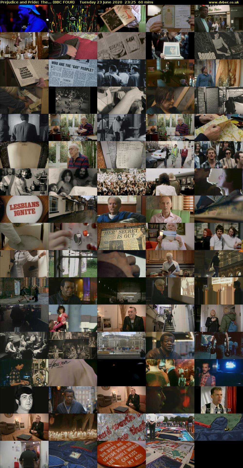 Prejudice and Pride: The... (BBC FOUR) Tuesday 23 June 2020 23:25 - 00:25
