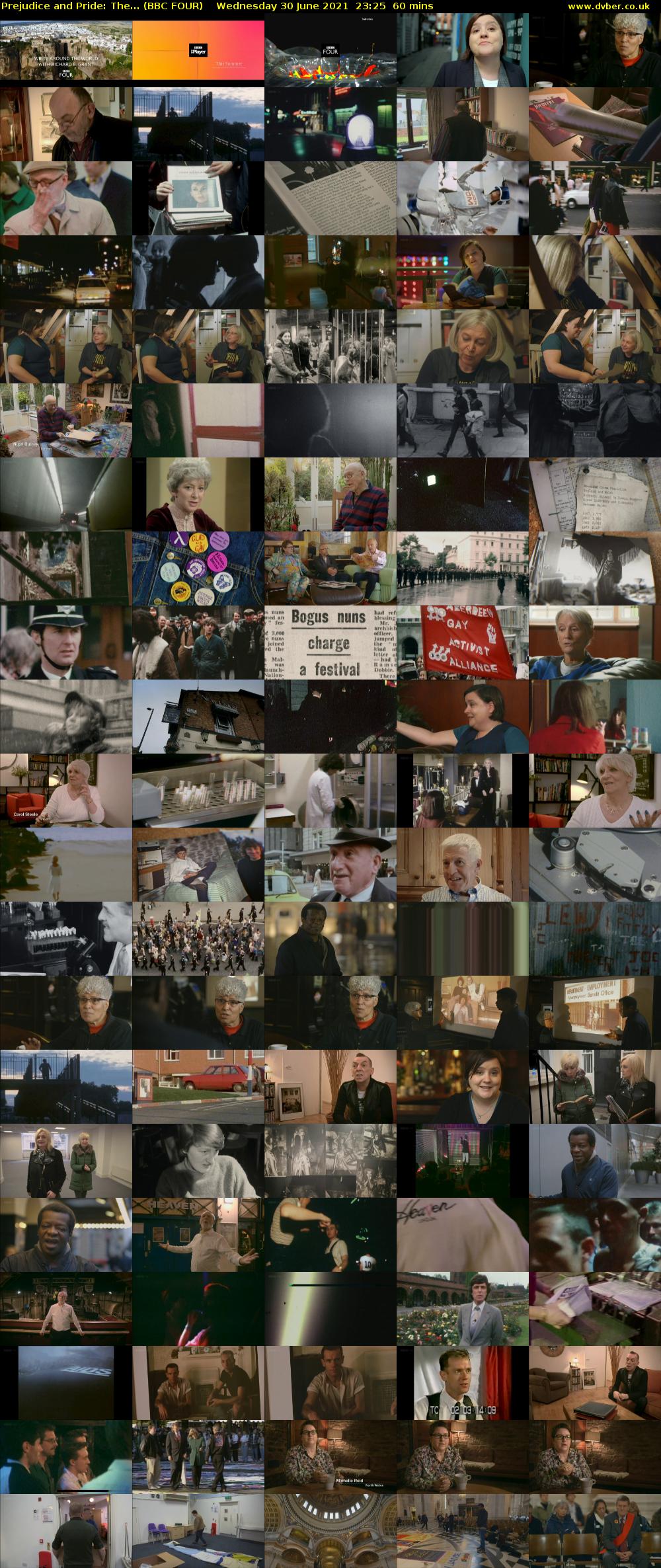 Prejudice and Pride: The... (BBC FOUR) Wednesday 30 June 2021 23:25 - 00:25