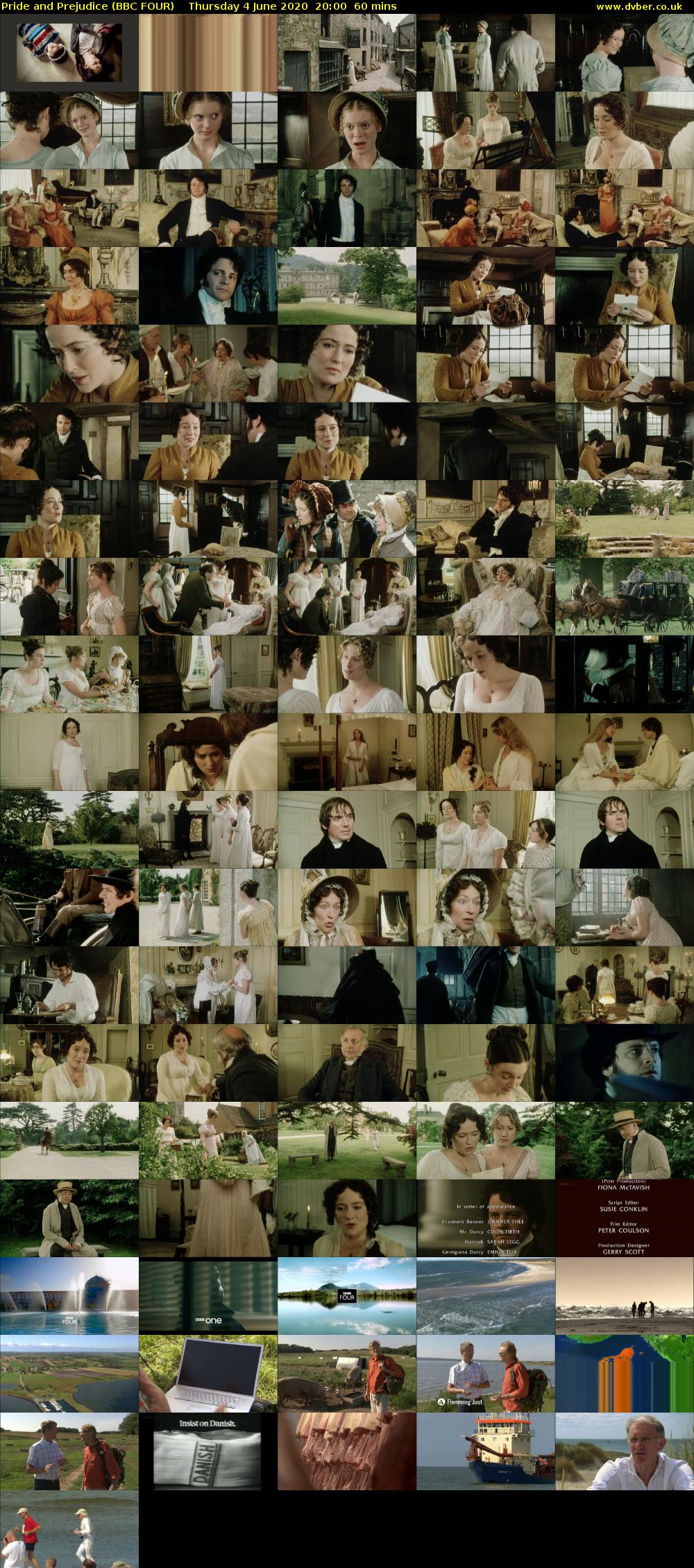 Pride and Prejudice (BBC FOUR) Thursday 4 June 2020 20:00 - 21:00