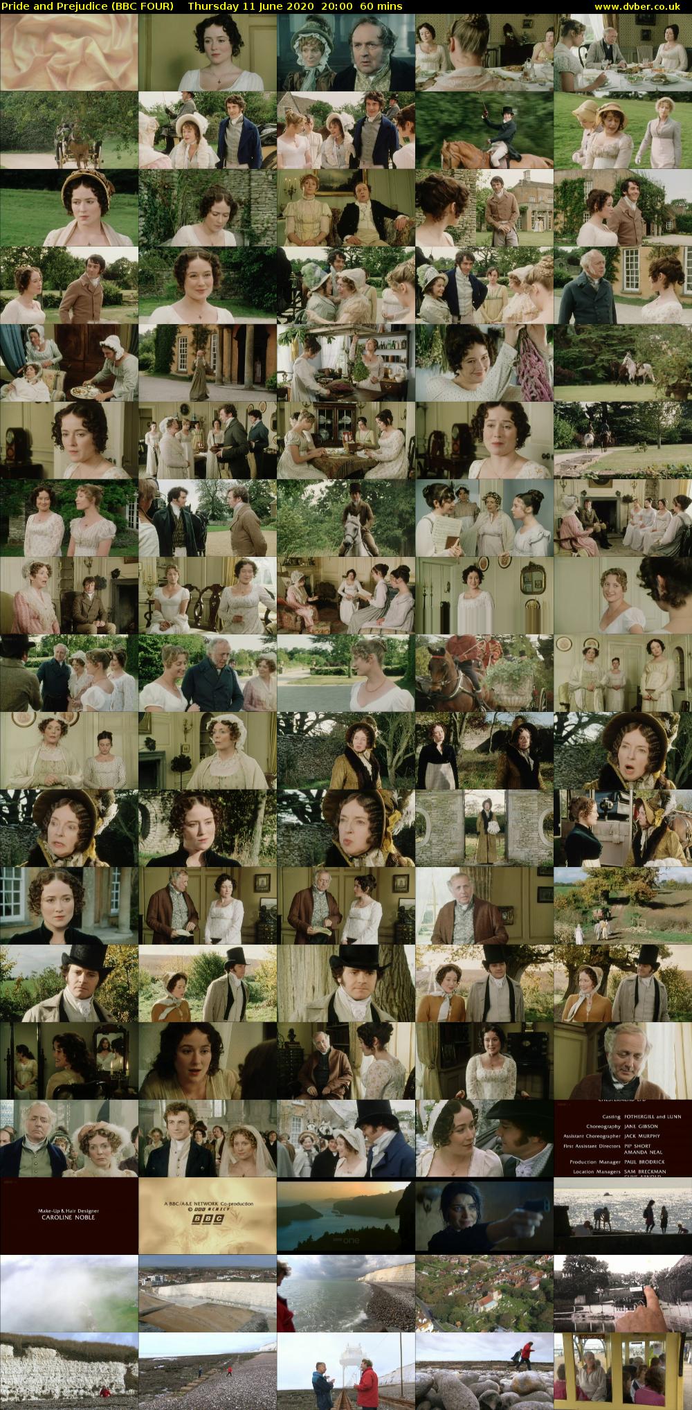 Pride and Prejudice (BBC FOUR) Thursday 11 June 2020 20:00 - 21:00