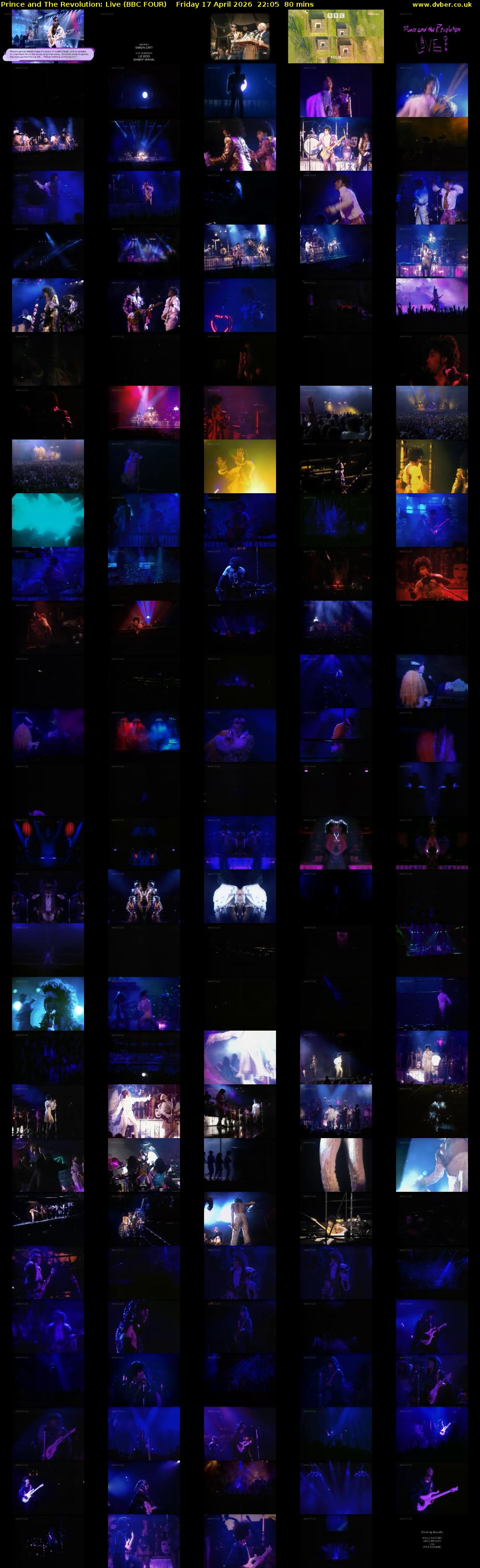 Prince and the Revolution: Live (BBC FOUR) Friday 17 April 2026 22:05 - 23:25