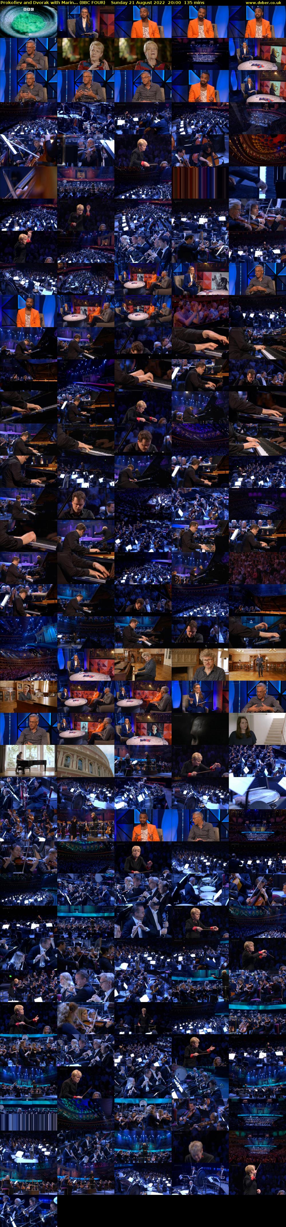 Prokofiev and Dvorak with Marin... (BBC FOUR) Sunday 21 August 2022 20:00 - 22:15