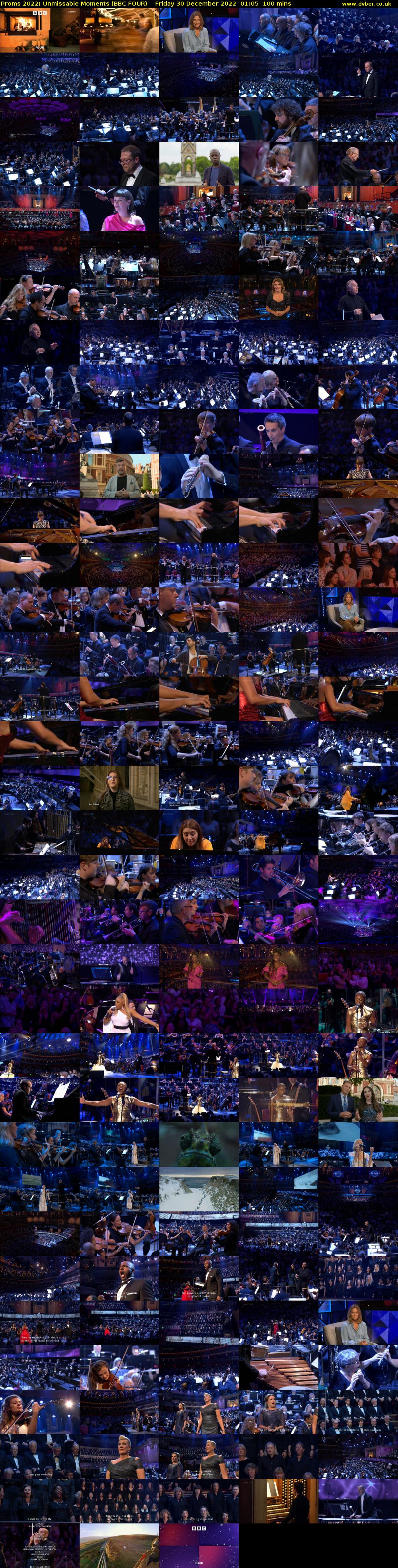 Proms 2022: Unmissable Moments (BBC FOUR) Friday 30 December 2022 01:05 - 02:45